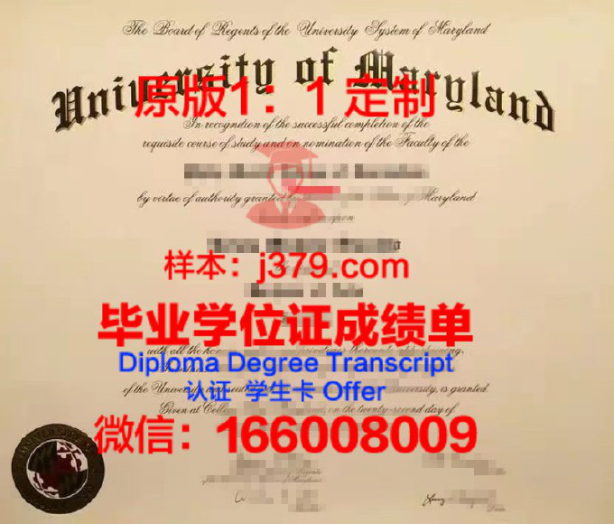 马里兰大学学院公园分校毕业证是什么样呢(马里兰大学就读体验)