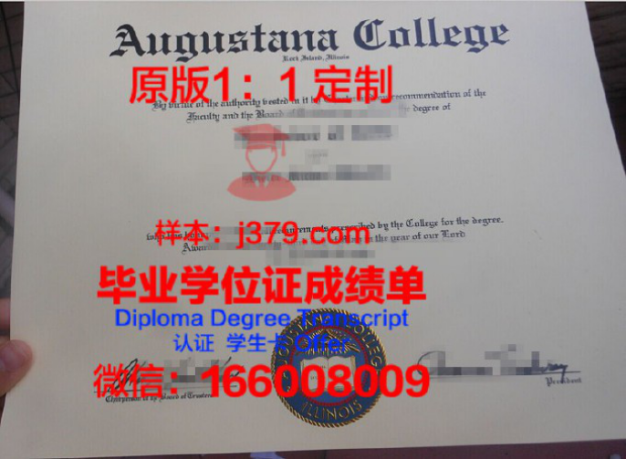 奥古斯塔纳大学学院毕业证样本