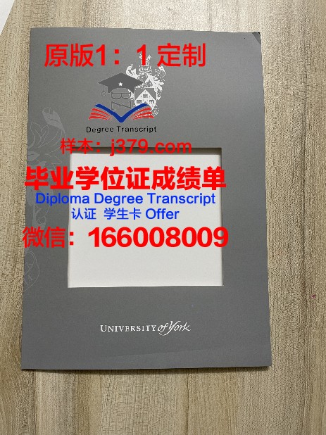 约克大学毕业证电子版