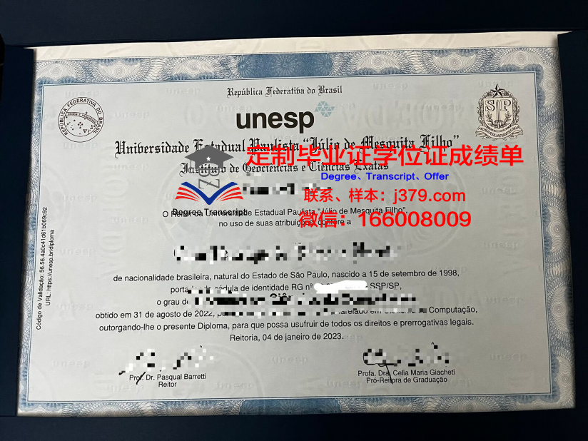 瓦加斯基金会圣保罗经济学院的毕业证啥样