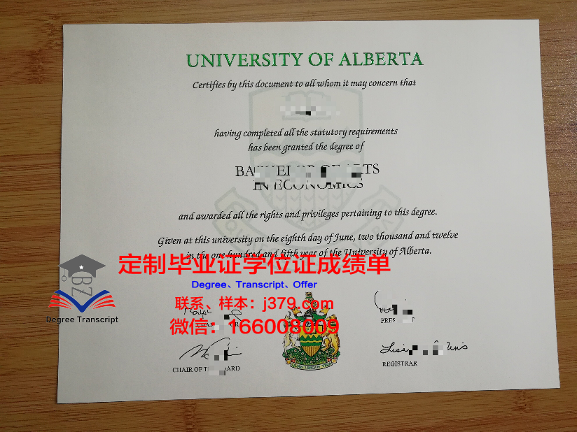 阿尔罕布拉医科大学毕业证书模板