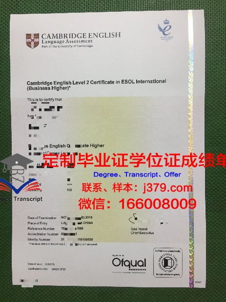 阿维拉大学毕业证书模板