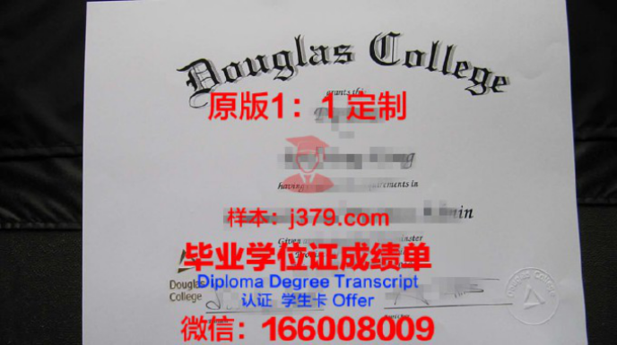 道格拉斯学院毕业证认证成绩单Diploma