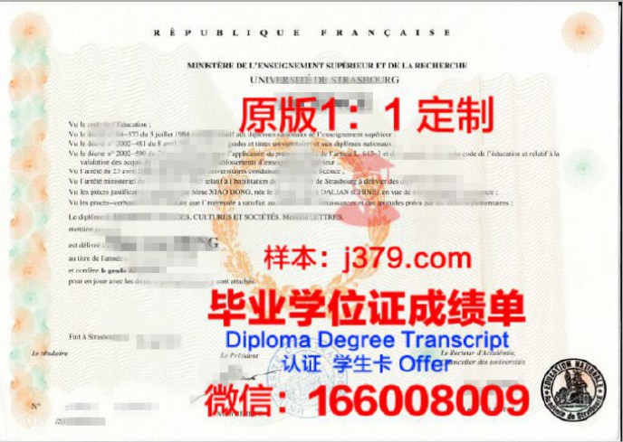 斯特拉斯堡装饰艺术高等学院diploma证书(斯特拉斯堡建筑学院)